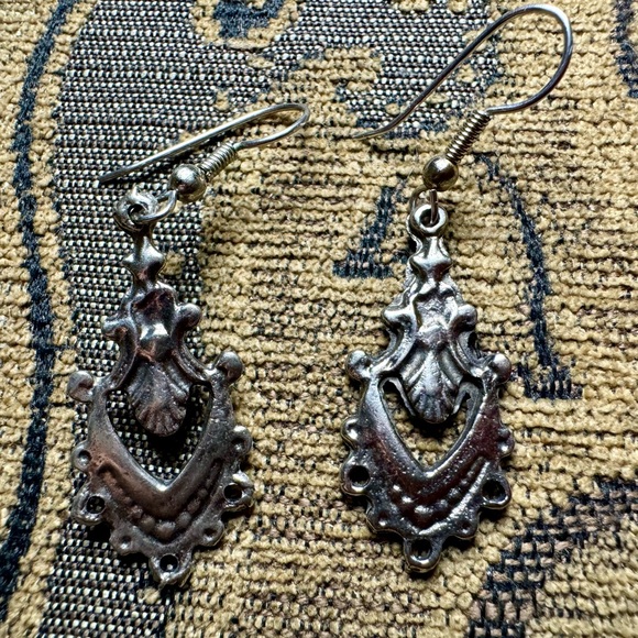 ‘90’s silver earrings - Picture 3 of 7